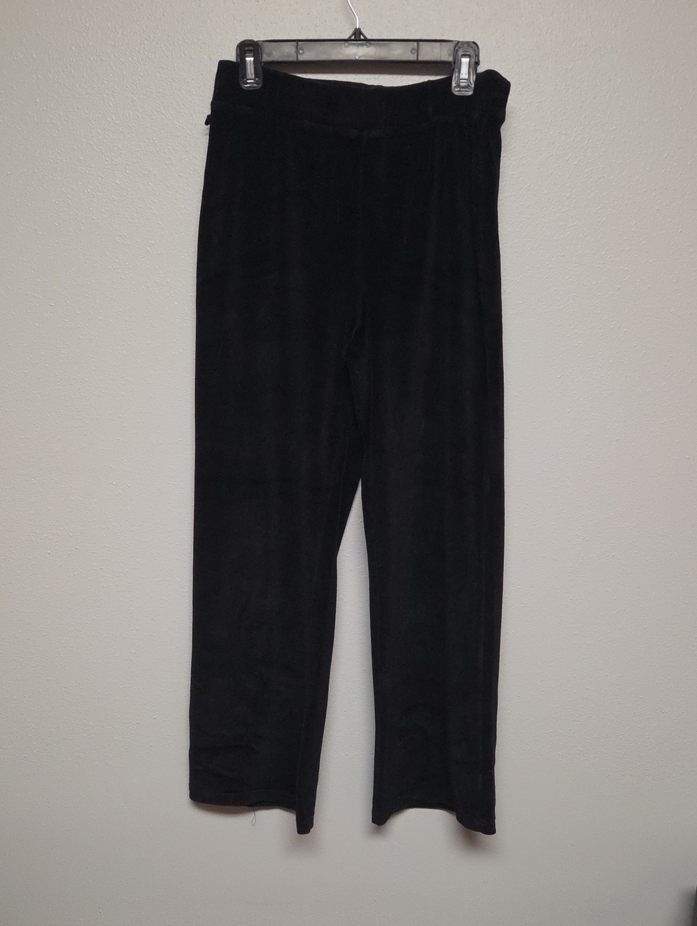 Ralph Lauren Black Velour Jogger Pants